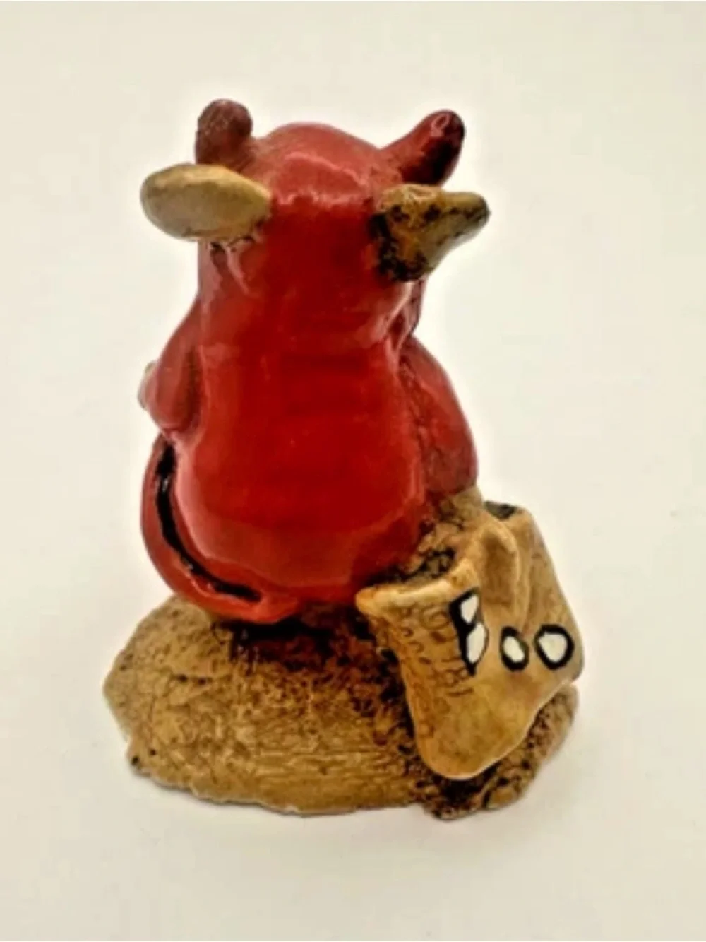 Wee Forest Folk Little Devil M-061 Red Suit BOO Bag Annette Petersen 2000 WFF